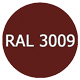 Металочерепиця в кольоровій гамі RAL 3009
