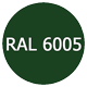Металочерепиця в кольоровій гамі RAL 6005